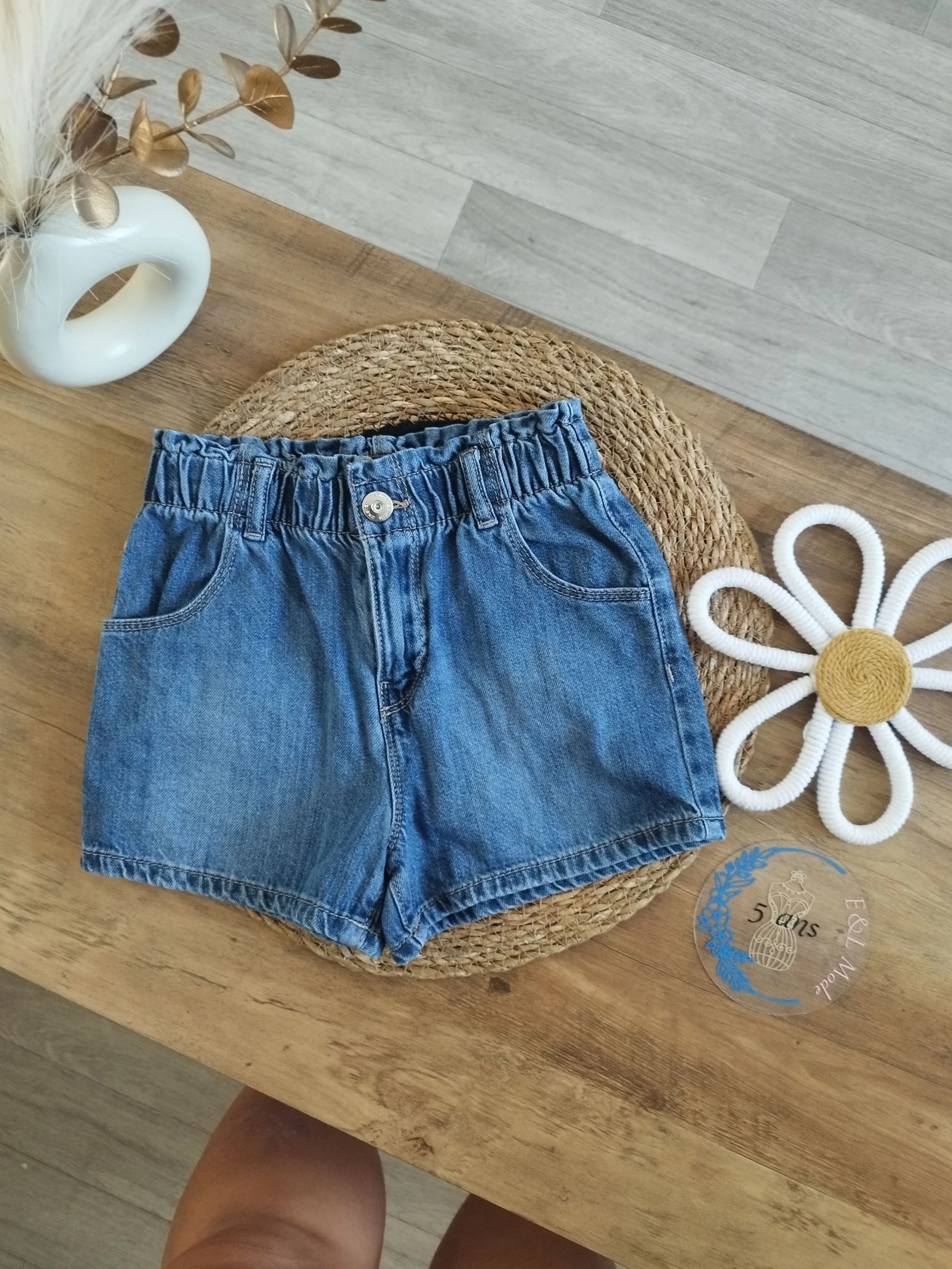 Short en jeans 